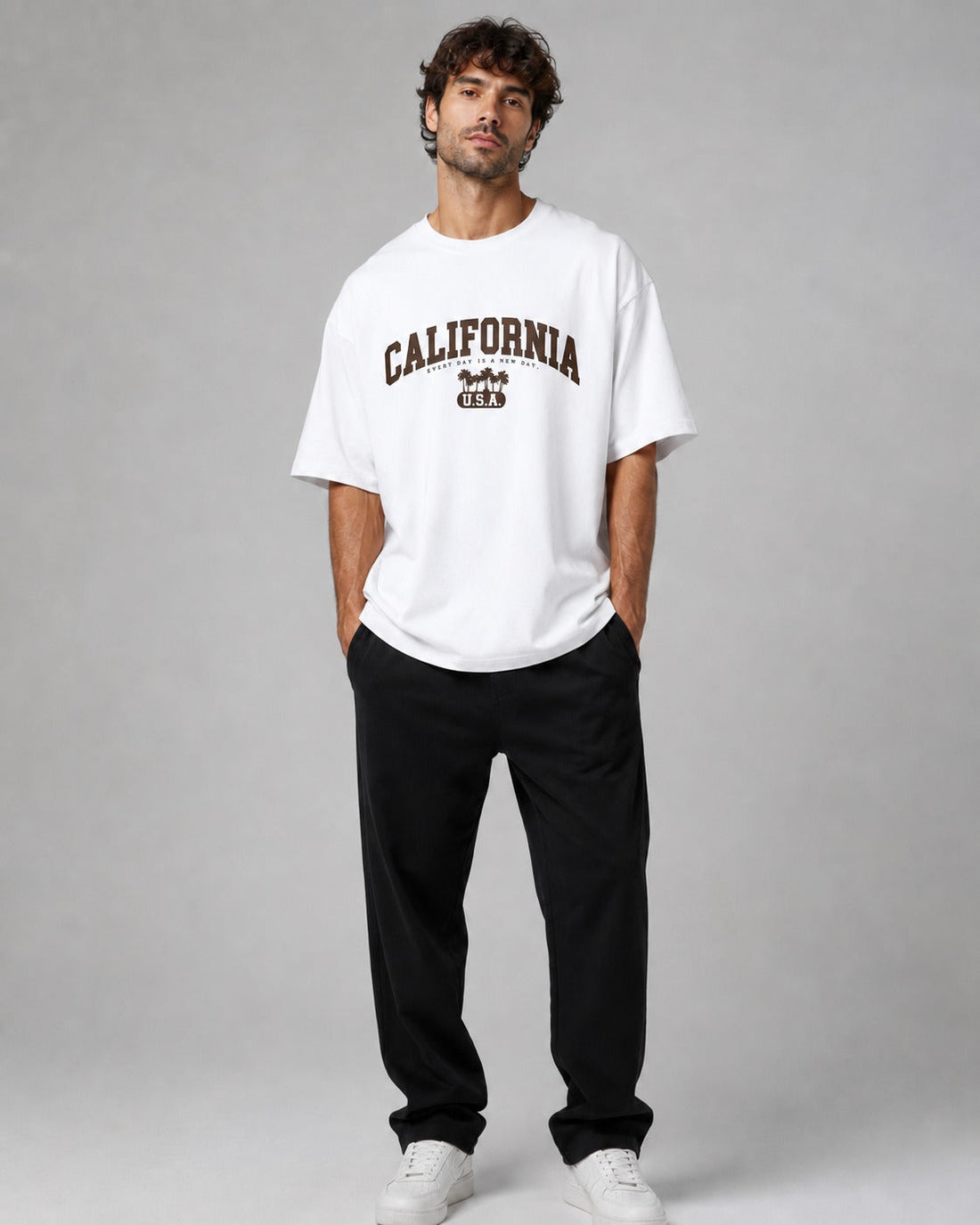California Oversized T-Shirt ( FKSM D 08 )