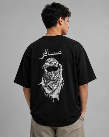 Musafir Oversized T-Shirt – Premium Graphic Streetwear Collection ( FKSM D 13 )